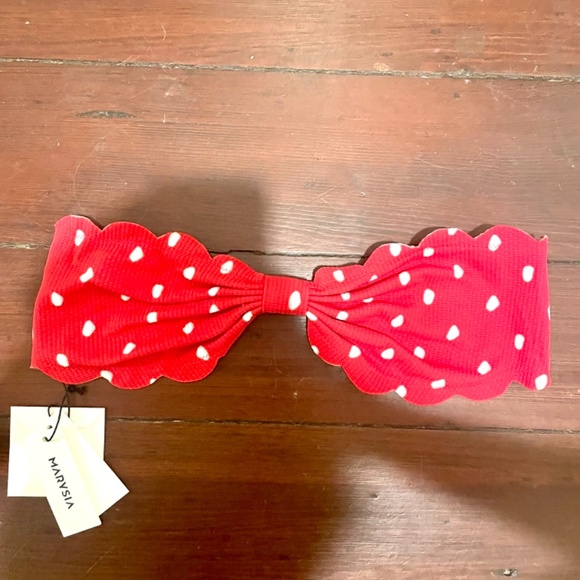 Marysia Scalloped polka dot Swimsuit Set - Picture 3 of 5